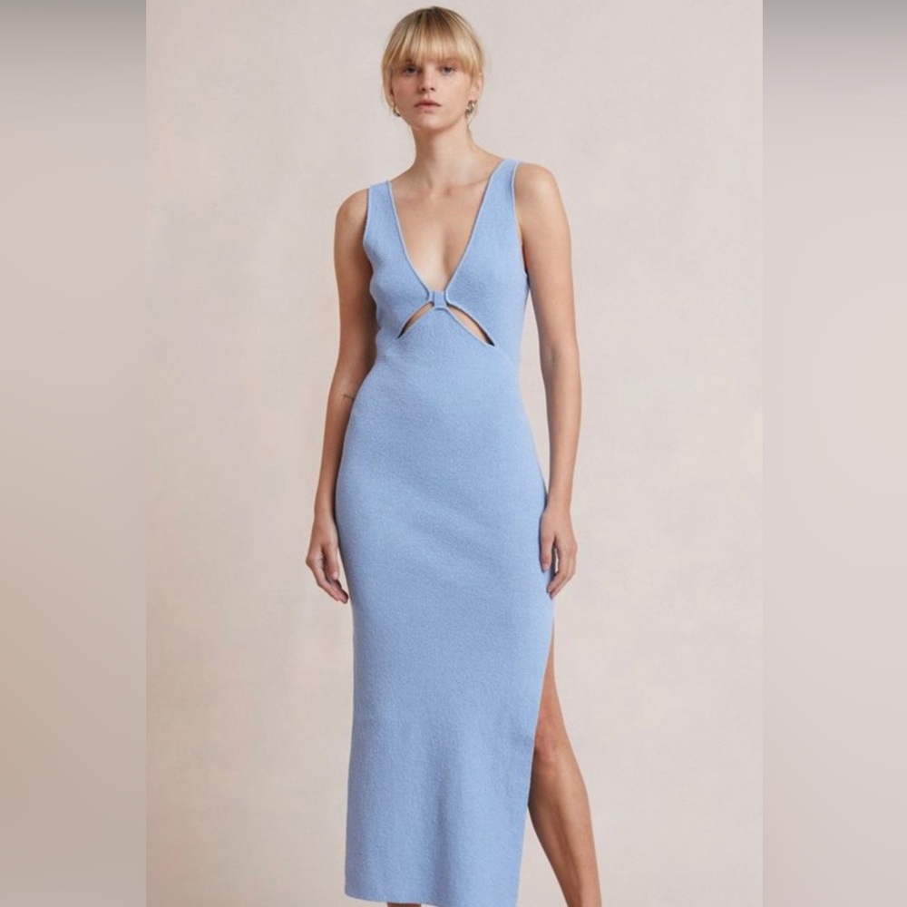 Bec + Bridge Zahara Midi Dress Sky Blue size S (4) NWT